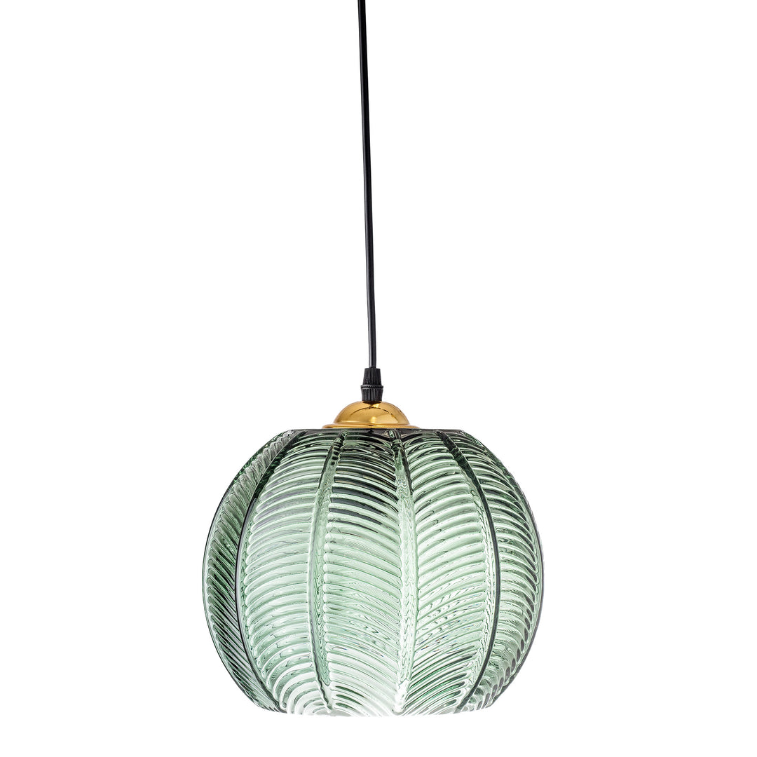 BLOOMINGVILLE Adar Pendel Grøn Glas D22xH20 cm