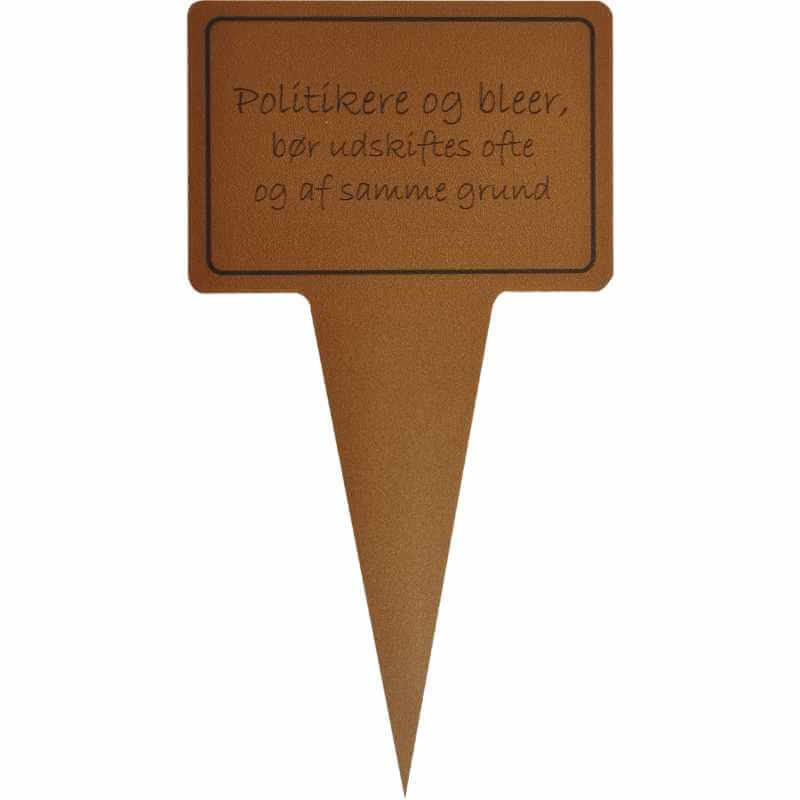 Produktbillede af Sjovt planteskilt politikere og bleer på tilbud i høj kvalitet