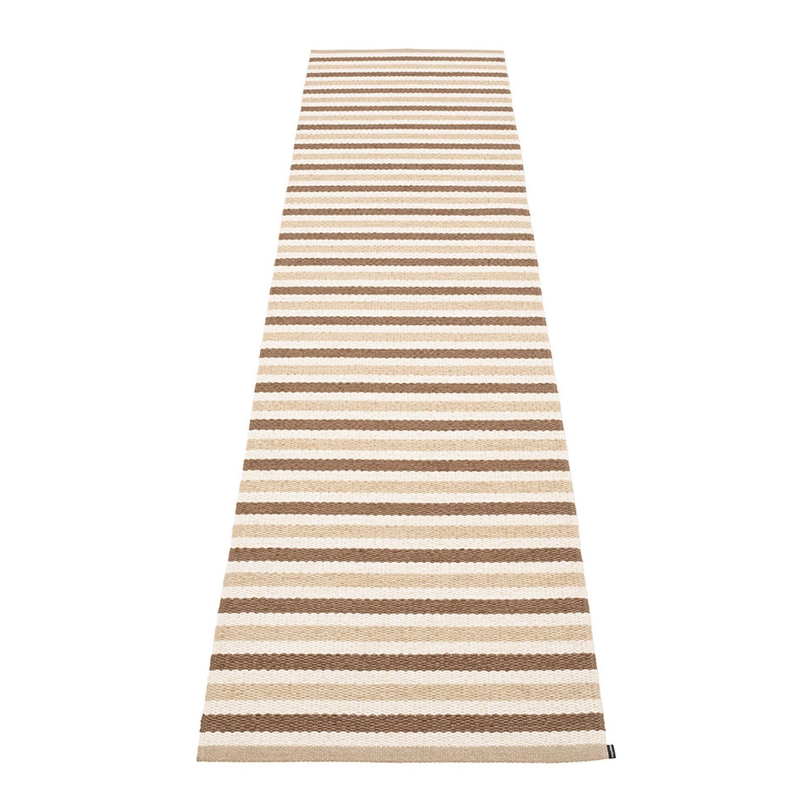 Pappelina Pappelina Teo gulvtæppe 70 cm x 300 cm, brown/beige/vanilla – produktfoto (Tæpper)