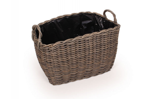 Produktbillede af Plantekurv Stor Oval Naturrattan på tilbud i høj kvalitet