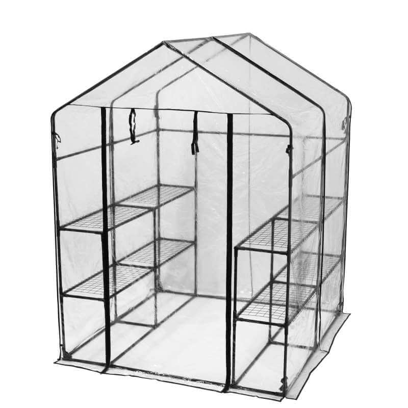 Produktbillede af Drivhus i plast 143 x 143 x 195 cm på tilbud i høj kvalitet