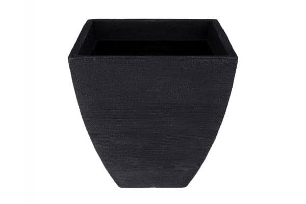 Plastkrukke m/riller - 40x40x42 cm - Antracit ❤ Kæmpe udvalg i Blandet ❤ Billig fragt og hurtig levering 2 - 5 hverdage - Varenummer: HML-DK3186 / Ean: &