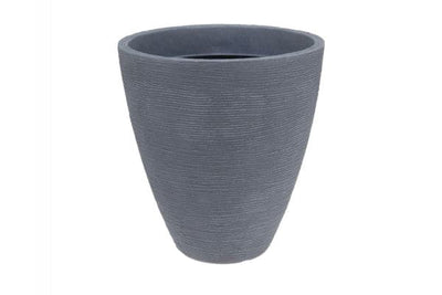 Plastkrukke m/riller - Ø:39|H:42 cm - Grå ❤ Stort online udvalg i Havemøbelland ❤ Billig fragt og hurtig levering 2 - 5 hverdage ❤ Varenummer: HML-DK3196 / Ean: '8718158982612 på lager - Udsalg på DIVER> Planter og plantekrukker Spar op til 62% - Over 312 kendte brands på udsalg
