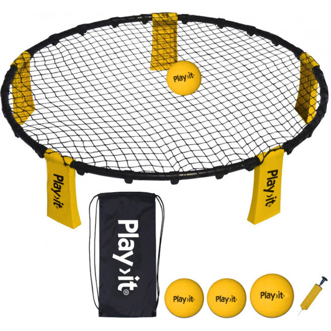 Play>itÂ® bounceball/spikeball med 3 bolde ❤ Stort online udvalg i Play>it ❤ Billig fragt og hurtig levering 2 - 5 hverdage ❤ Varenummer: BGH-44029836656892 / Ean: &