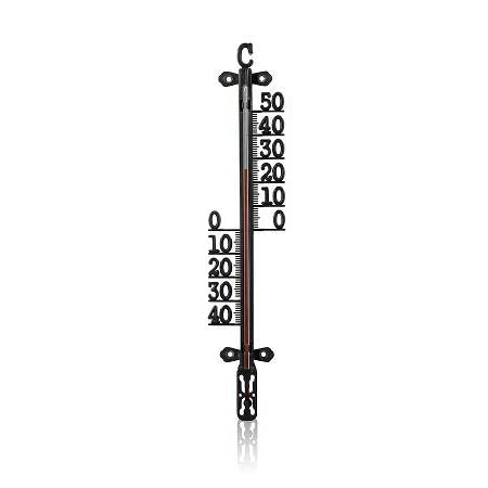 Produktbillede af Plus Termometre Plus termometer til udendørsbrug sort 26 cm i premium kvalitet