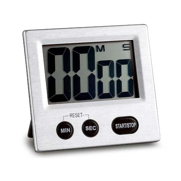 Produktbillede af Plus Termometre m/stort display Minutur digital aluminium i premium kvalitet