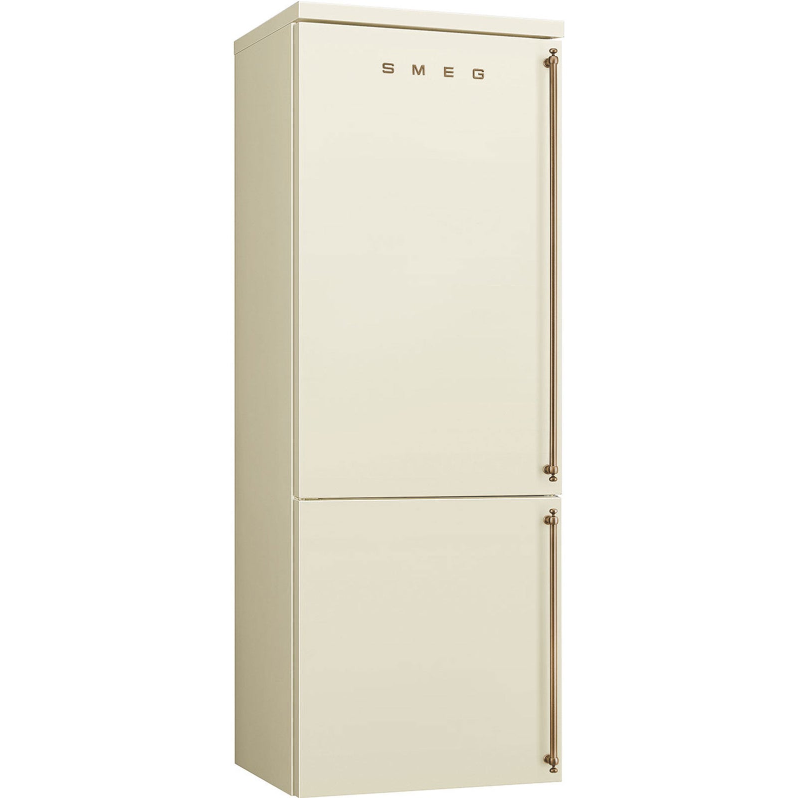 Smeg Smeg FA8005LPO6 venstrehængt køle/fryser 70 cm, creme – vinkelbillede (Køle- /frysekabe)