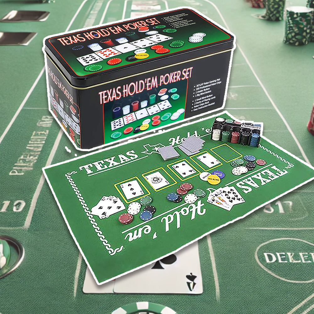 Produktbillede af Køb Texas Hold em poker sæt på tilbud