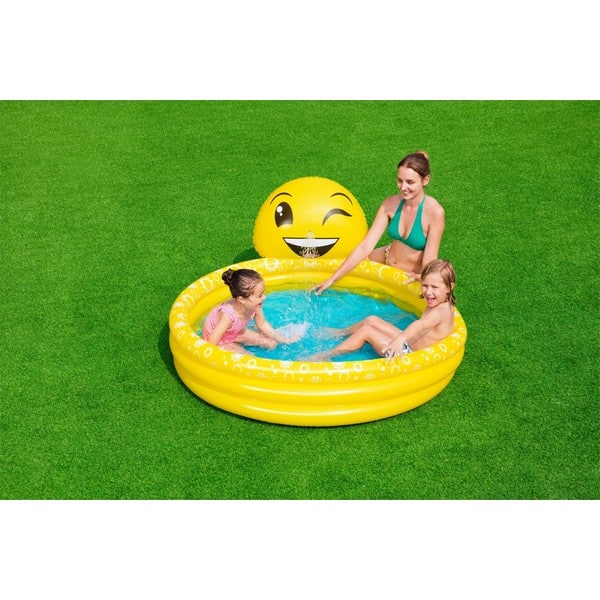 Produktbillede af Køb Emoji badebassin m/springvand fra Bestway på tilbud