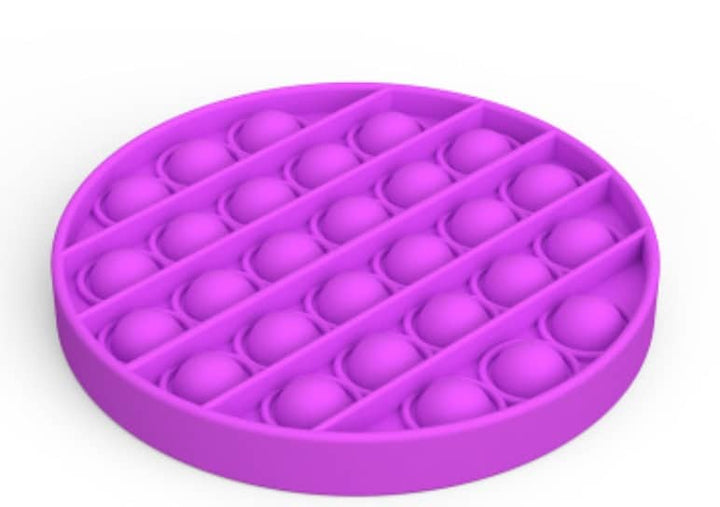 Fidget Toys Pop It Bubbles Cirkel (flere farver) Lilla