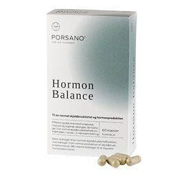 Detaljeret produktbillede af Porsano Hormon Balance 60 kaps 3 for 414,- på tilbud