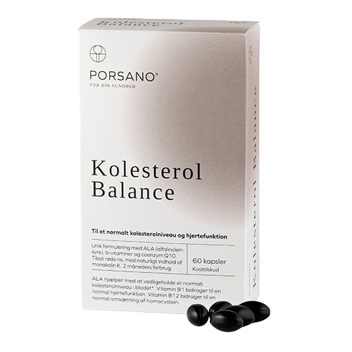 Porsano Kolesterol Balance 60 kapsler