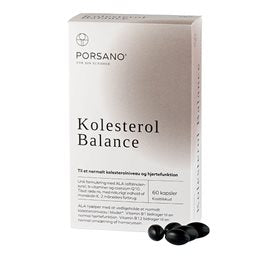 Detaljeret produktbillede af Porsano Kolesterol Balance 60 kaps på tilbud