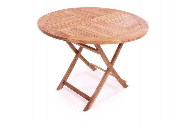 Produktbillede af Prag Teak Havebord Ø 120 cm på tilbud i høj kvalitet