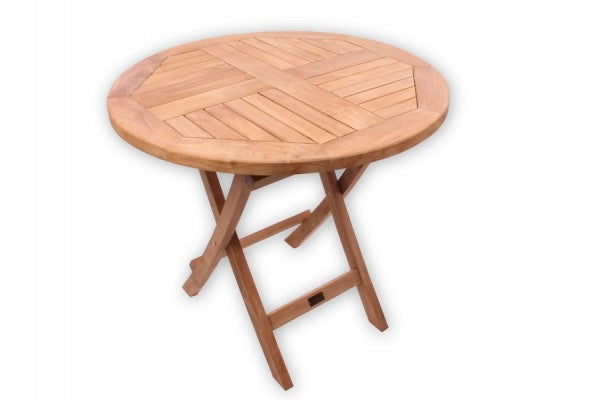 Produktbillede af Prag Teak Havebord Ø 80 cm på tilbud i høj kvalitet
