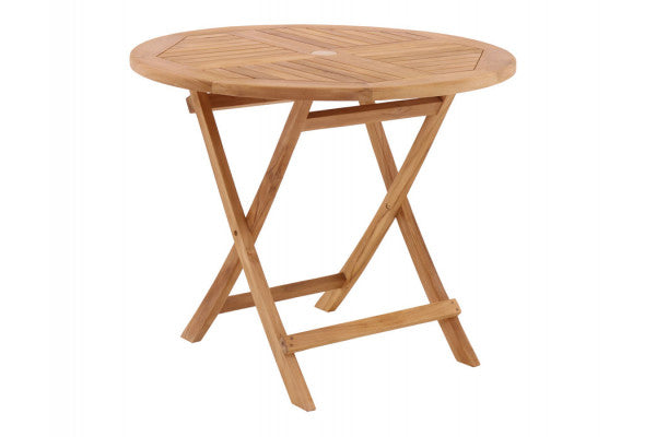 Produktbillede af Prag Teak Havebord Ø 90 cm på tilbud i høj kvalitet