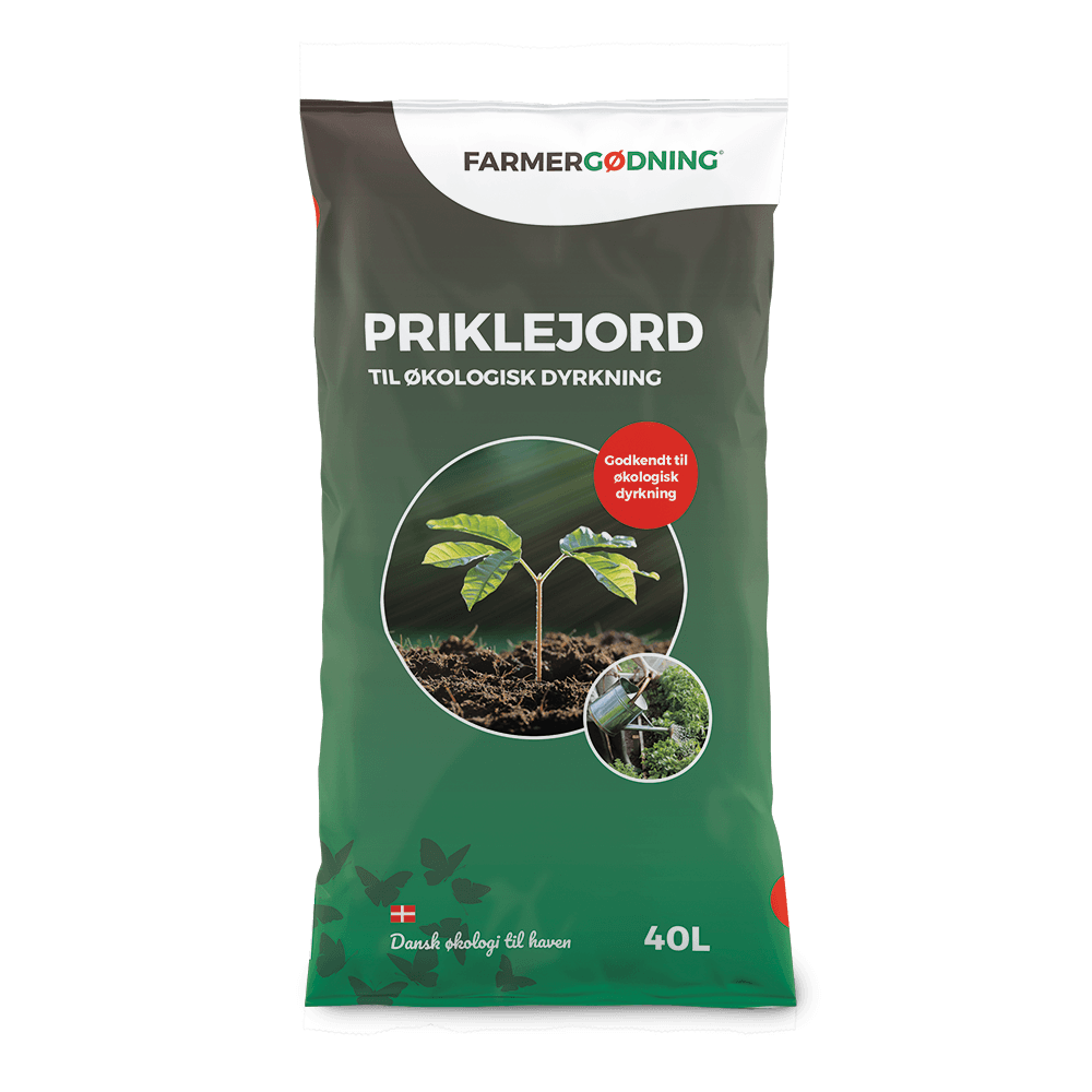 Produktbillede af Priklejord til økologisk dyrkning 40 liter på tilbud i høj kvalitet