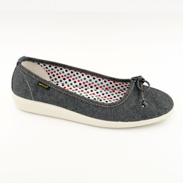 Produktbillede af Ballerina Aerosoft model Denim-Black 36 på tilbud