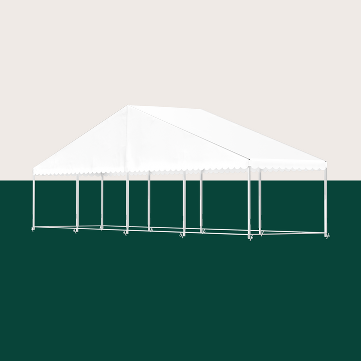 Startfag 12x3m 2,2m 4-spors Hvid