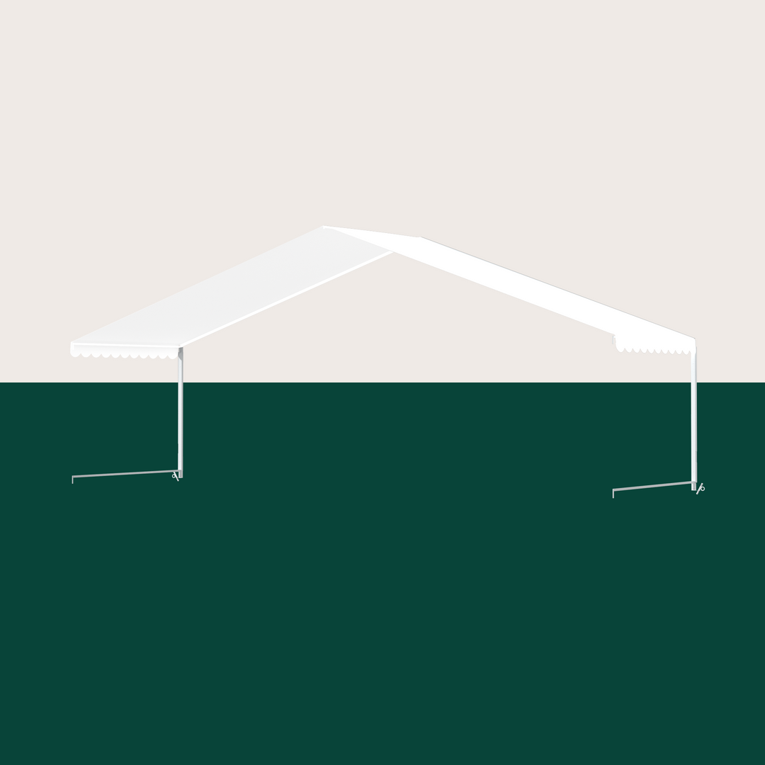 Udvid.fag 12x3m 2,2 m 4-spors Hvid