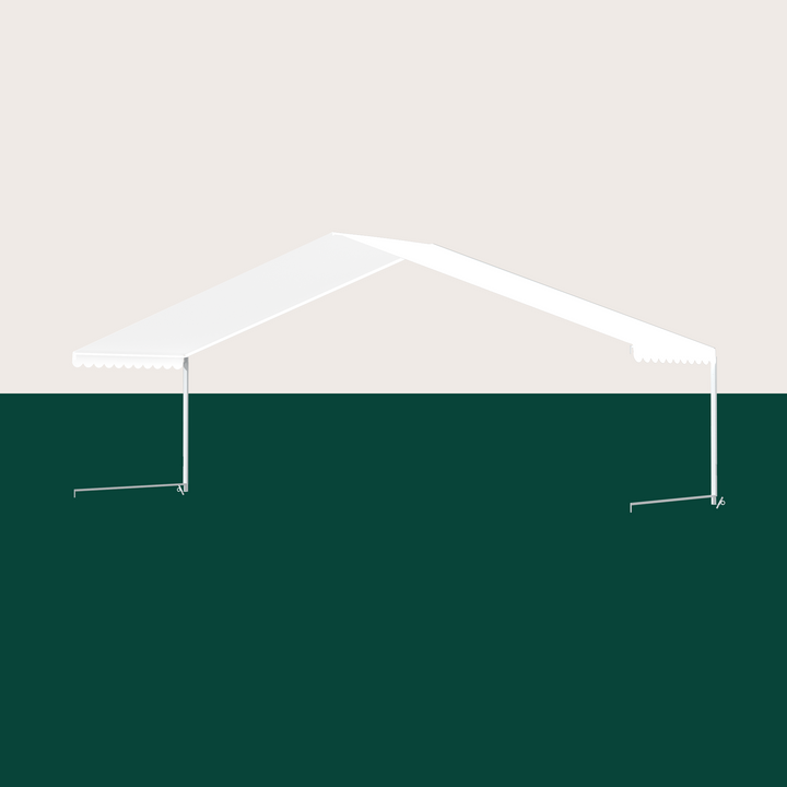 Udvid.fag 12x3m 2,2 m 4-spors Hvid
