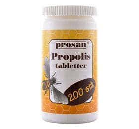 Se Prosan propolis tabletter &bull; 200 tab. DATOVARE 08/2024 ❤ Kæmpe udvalg i KopK ❤ Hurtig levering: 1 - 2 Hverdage samt billig fragt - Varenummer: HG-8986-1 og barcode / Ean: '5745325099081 på lager - Udsalg på Sundhed > NatuPharma > Spar op til 52% - Over 1334 design mærker på udsalg