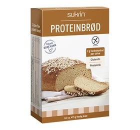 Detaljeret produktbillede af Sukrin Proteinbrød glutenfri 220g på tilbud
