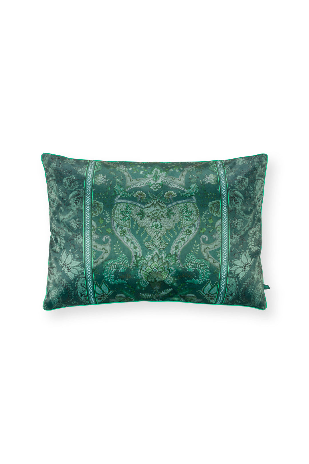 Produktbillede af Cushion Kyoto Festival/Suki Green 70x50cm på tilbud i høj kvalitet