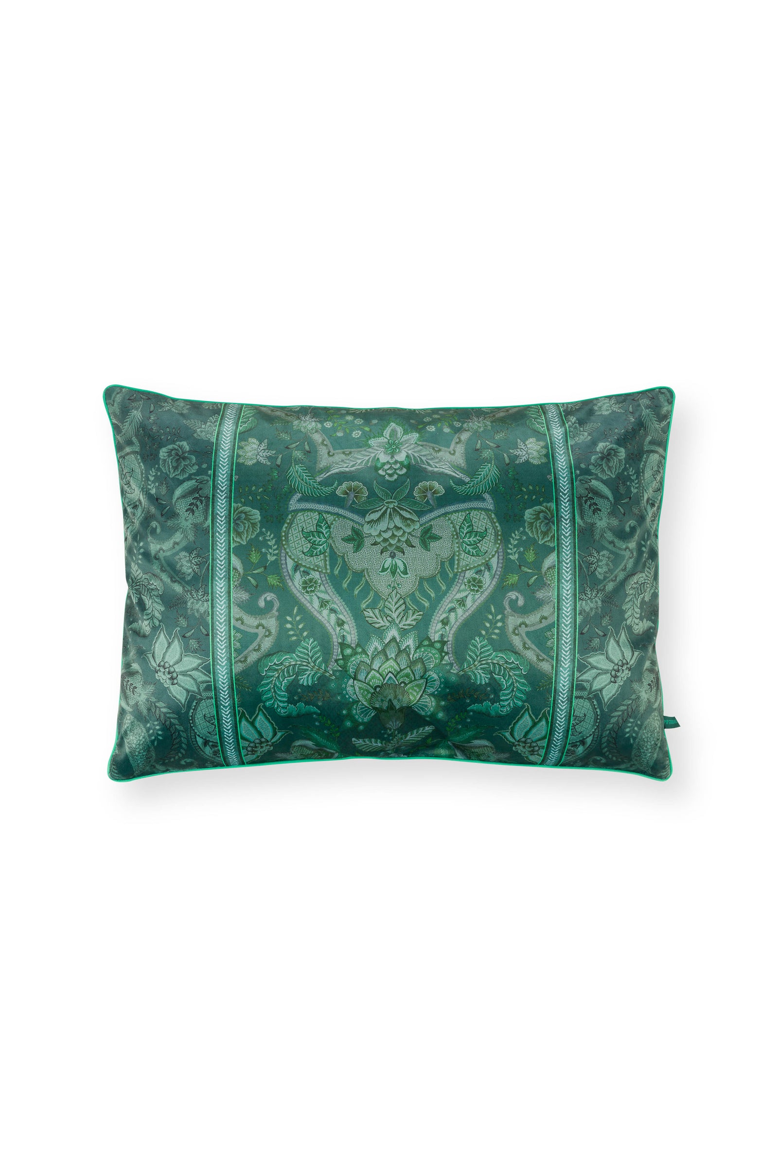 Produktbillede af Cushion Kyoto Festival/Suki Green 70x50cm på tilbud i høj kvalitet