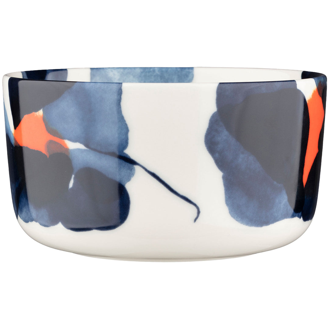 Marimekko Marimekko Valssi skål 5 dl, white/blue/orange ❤ produktbillede (Skål)