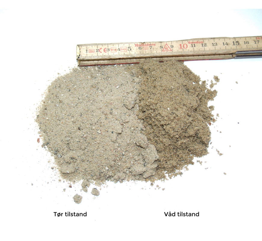 Produktbillede af Pudsesand 0-5 mm 1000 kg. på tilbud i høj kvalitet