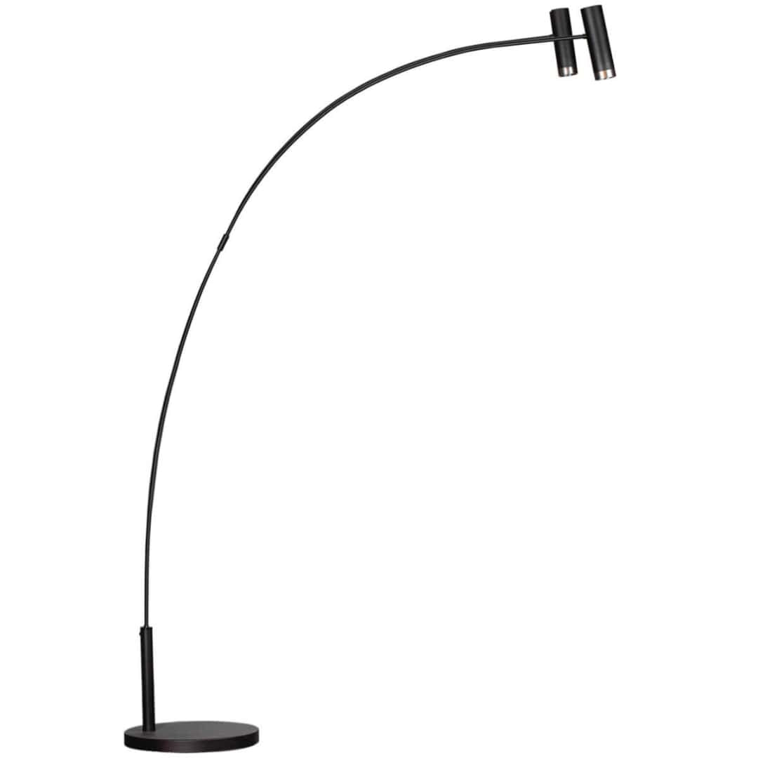 Produktbillede af Puls 2 Gulvlampe Mat Sort By Rydens i premium kvalitet