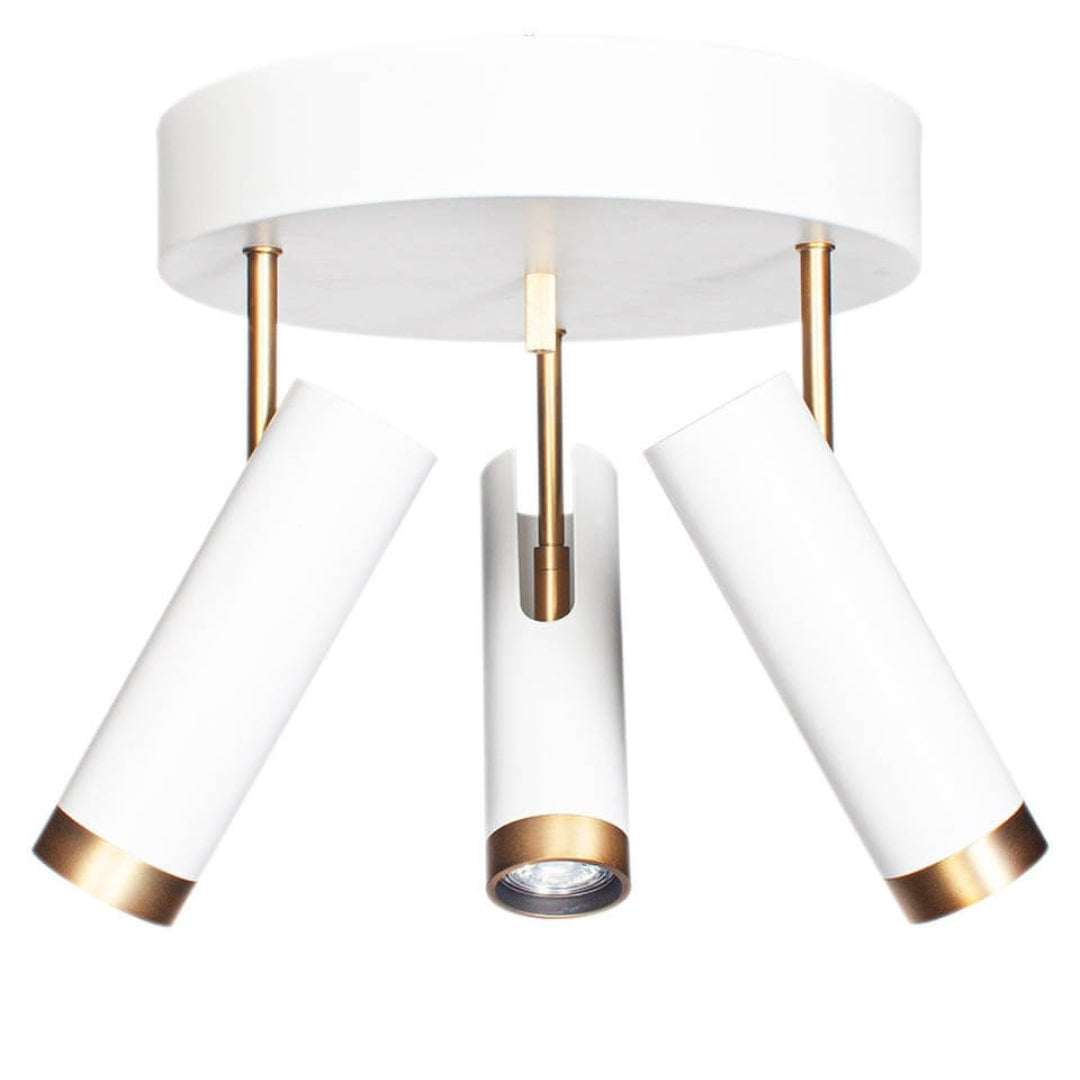 Puls 3 Loftlampe Mat Hvid By Rydens