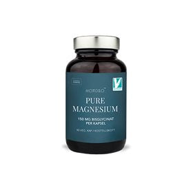 Detaljeret produktbillede af Nordbo Pure Magnesium 90 kap. på tilbud