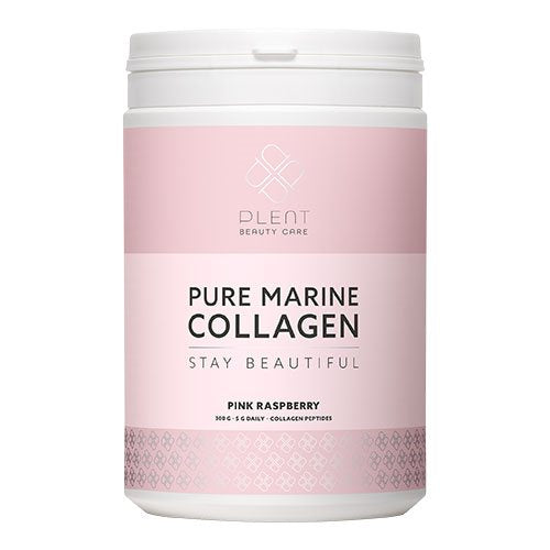 Produktbillede af Plent Pure Marine Collagen Pink Raspberry 300g på tilbud
