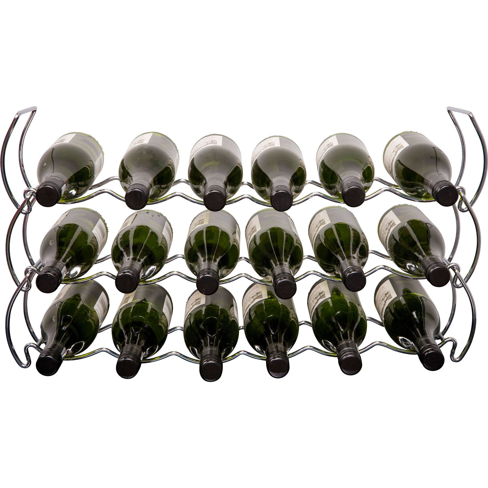 Hahn kitchenware Hahn kitchenware StackRack Stabelbar Vinreol 18 flasker ❤ produktfoto (Vinstativ)