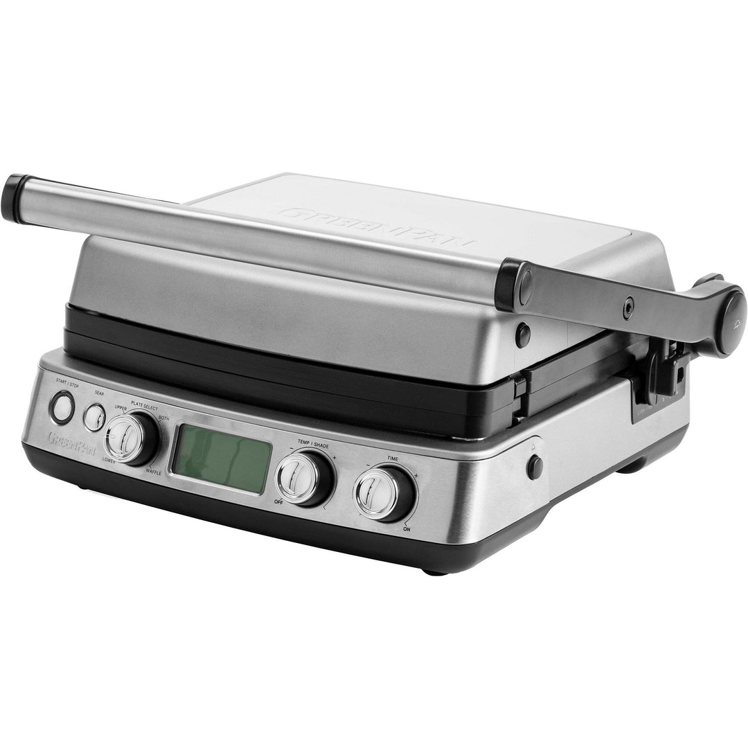 Greenpan Greenpan Elite kontaktgril, stainless steel ❤ frontbillede (Bordgrill)