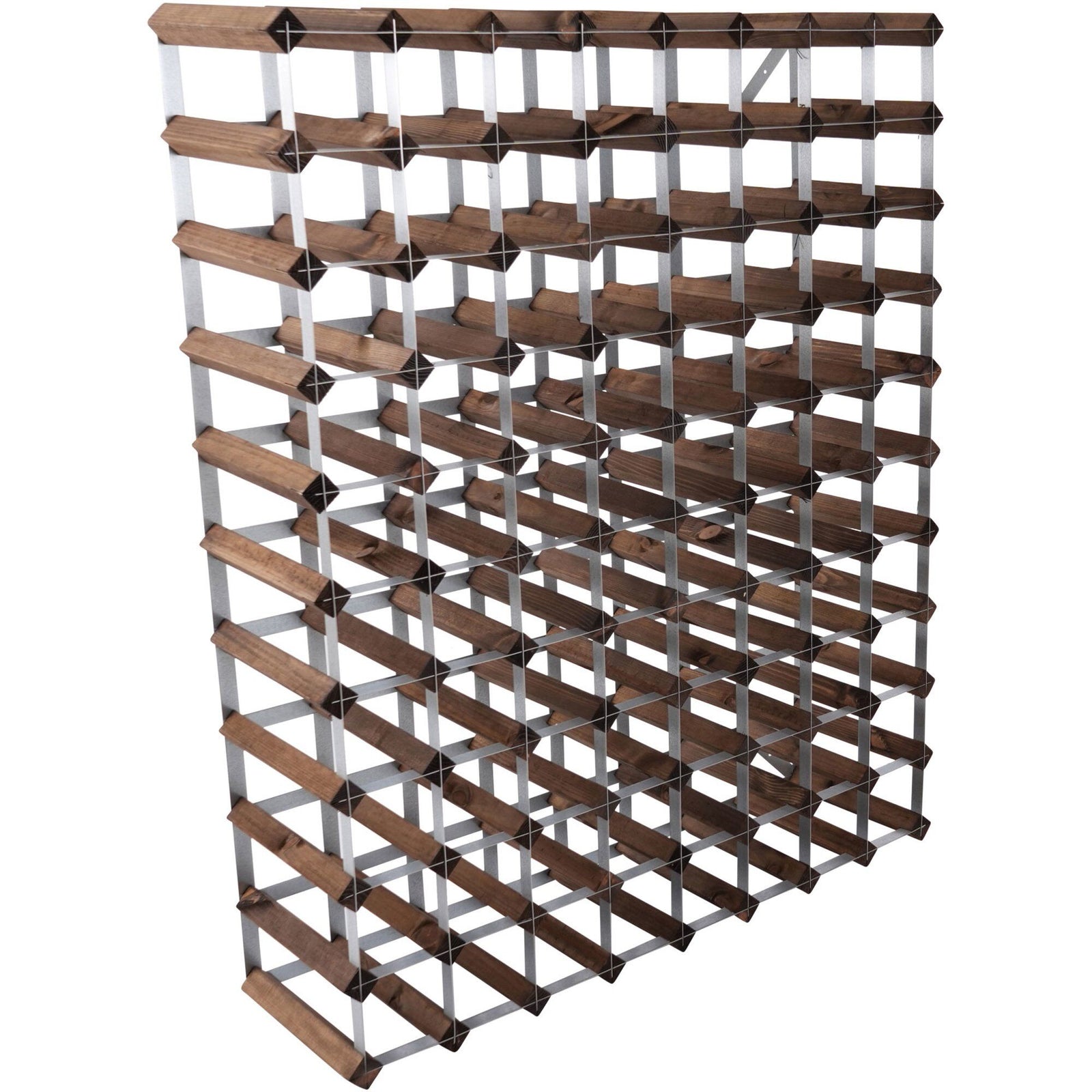 Traditional wine rack Traditional wine rack Vinreol Saml-Selv Mørk Eg 90 flasker – detaljebillede (Vinstativ)