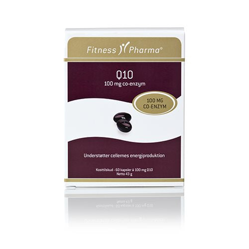 Produktbillede af Fitness Pharma Q10 100 mg 60 kap. på tilbud