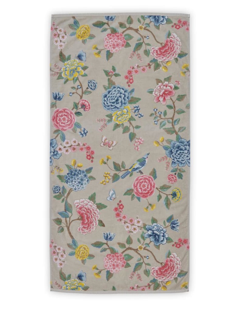 Produktbillede af PIP Studio Good Evening Khaki håndklæder Badehåndklæde 70x140 på tilbud i høj kvalitet