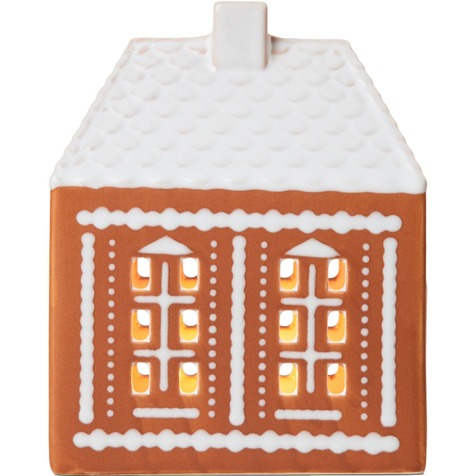 Kähler Kähler Gingerbread lyshus, medium ❤ produktbillede i kategorien Lanterne