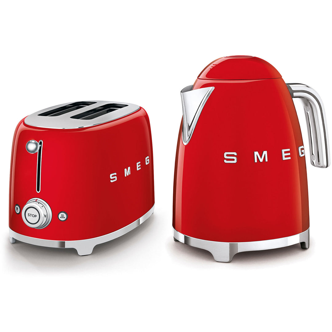 Smeg Smeg Pakke: brødrister og elkedel, rød – produktbillede (Elkedel)