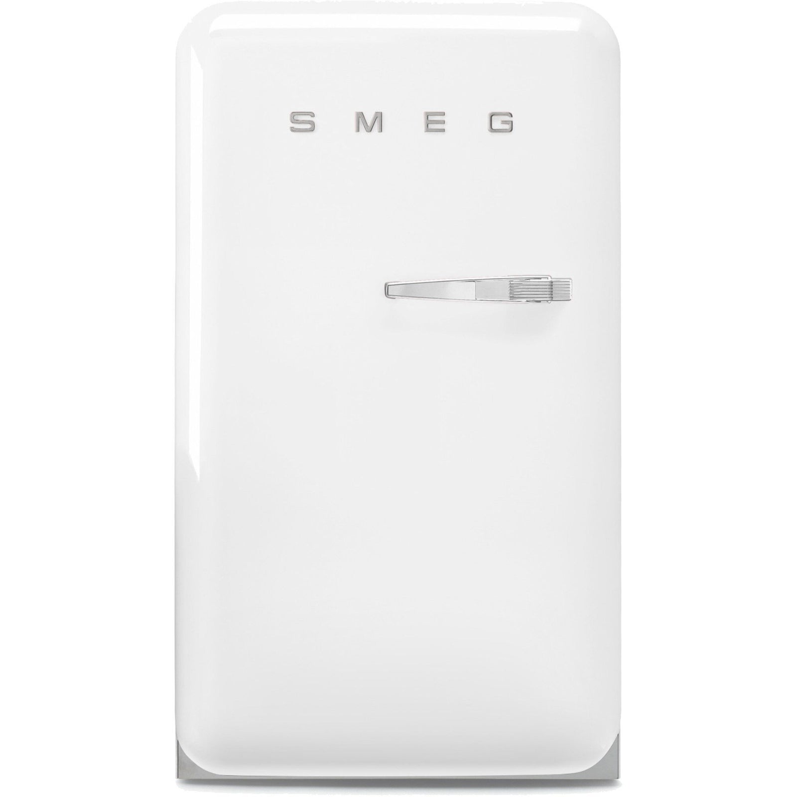 Smeg Smeg FAB10 køleskab med flaskeopbevaring, hvid – frontbillede (Køleskabe)