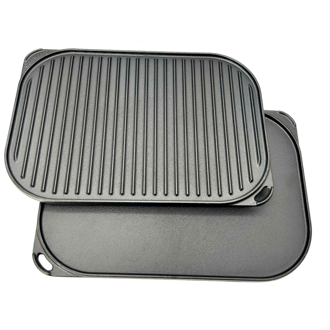 Carl victor Carl Victor Vendbar grill- og stegeplade 40x28 cm – produktbillede (Stegeplade)