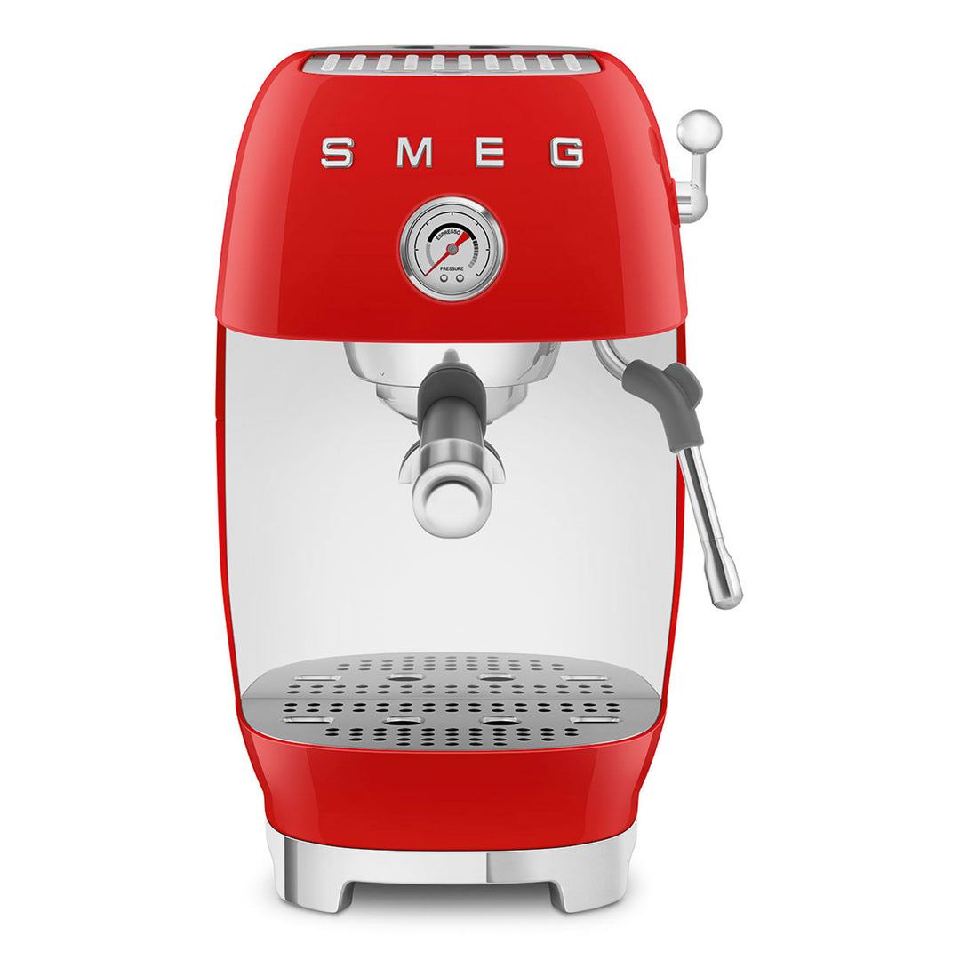 Smeg Smeg Manuel espressomaskine med Cold Brew, rød – produktbillede (Espressomaskiner)