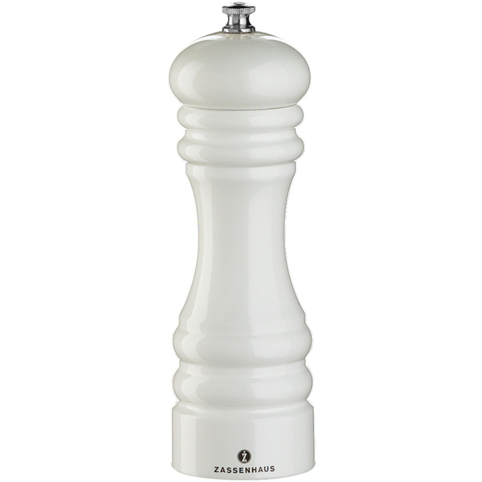 Zassenhaus Zassenhaus Berlin Peberkværn 18 cm. Hvid Blank – detaljebillede (Peberkværn)