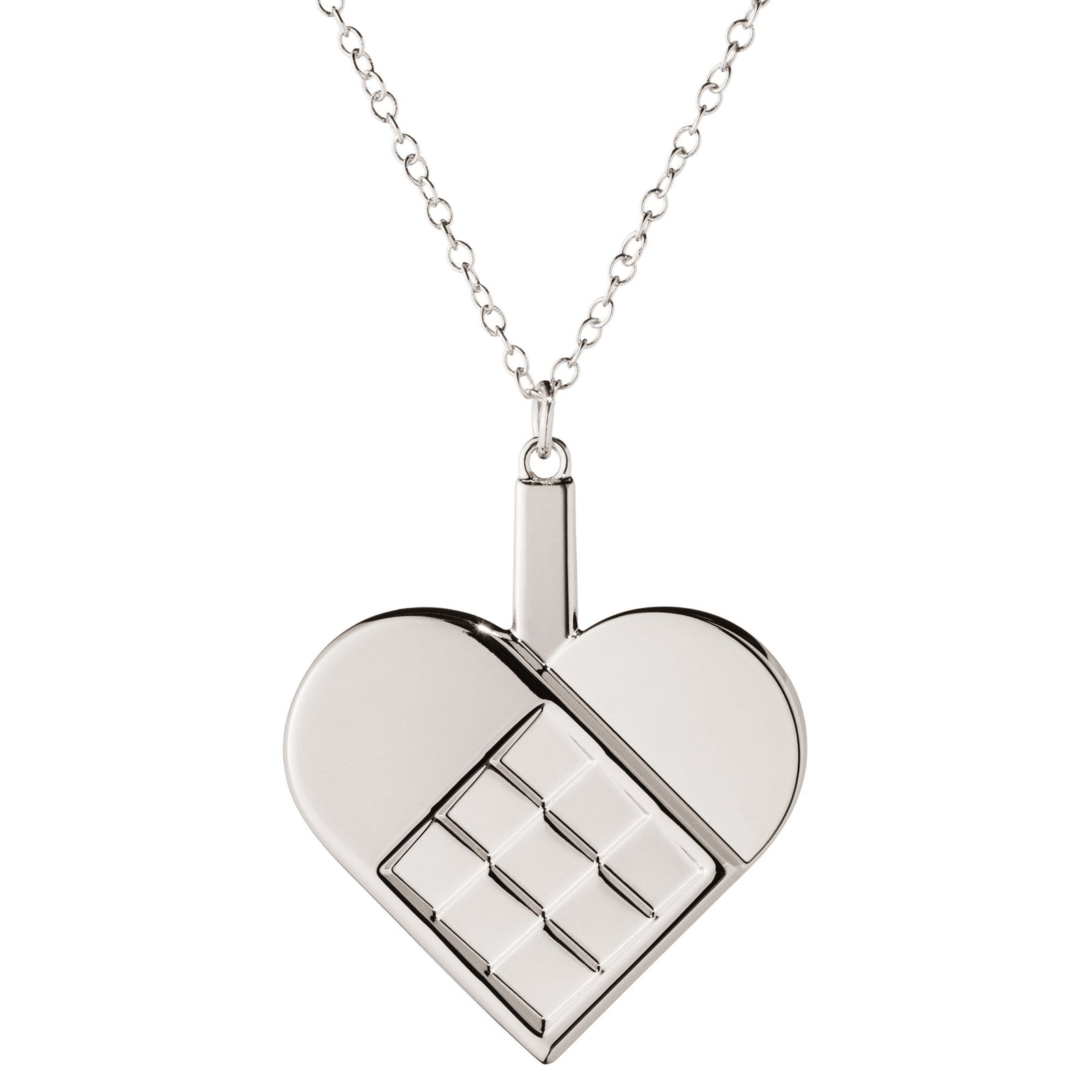 Georg jensen Georg Jensen CC 2025 Hjerte julepynt, palladiumbelægning – vinkelbillede (Juledekoration)