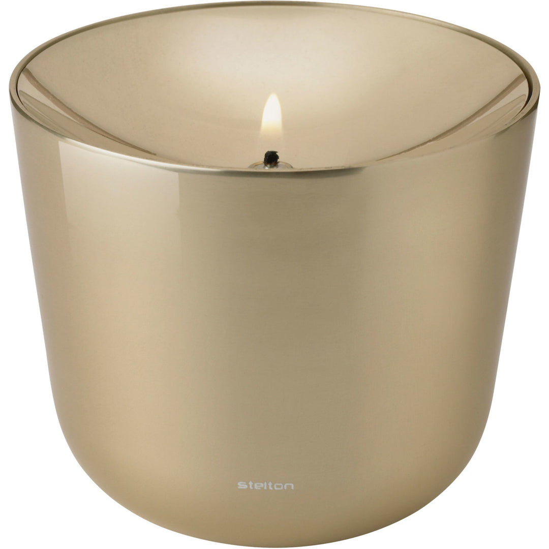Stelton Stelton Solis olielampe, 11,5 cm, brass ❤ produktbillede (Olie lampe)