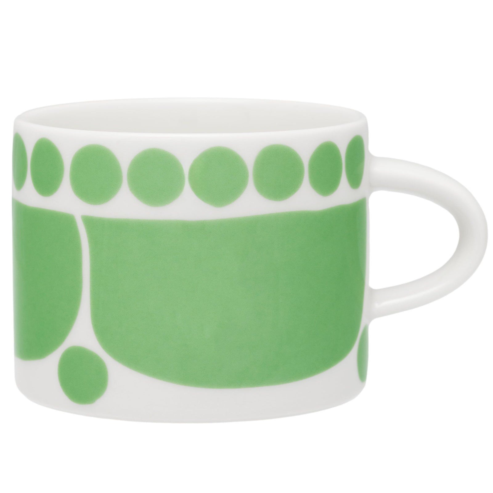 Arabia Arabia Sunnuntai Kop 28 cl, grøn – vinkelbillede (Krus)