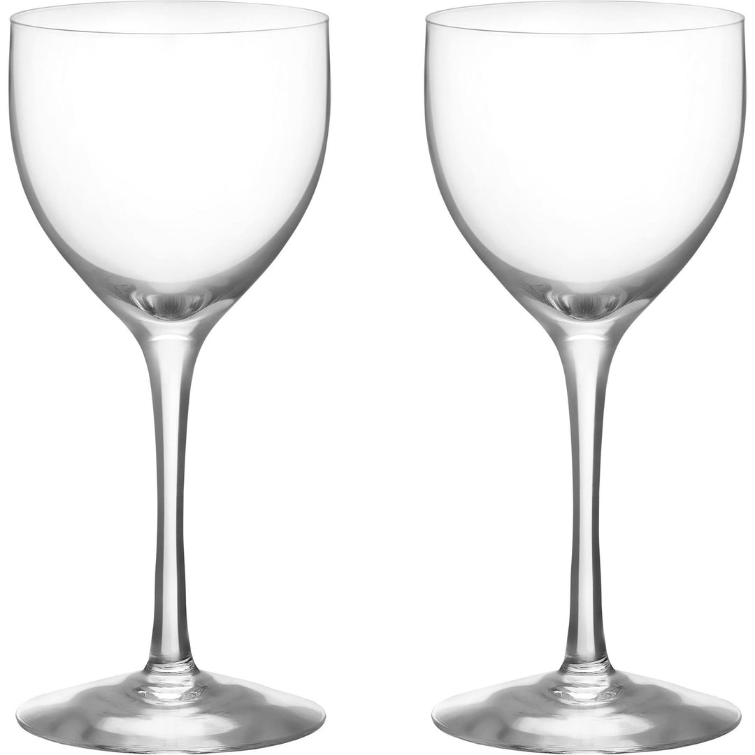 Orrefors Orrefors More Nick & Nora glas 17 cl 2-pak – frontbillede (Martiniglas)